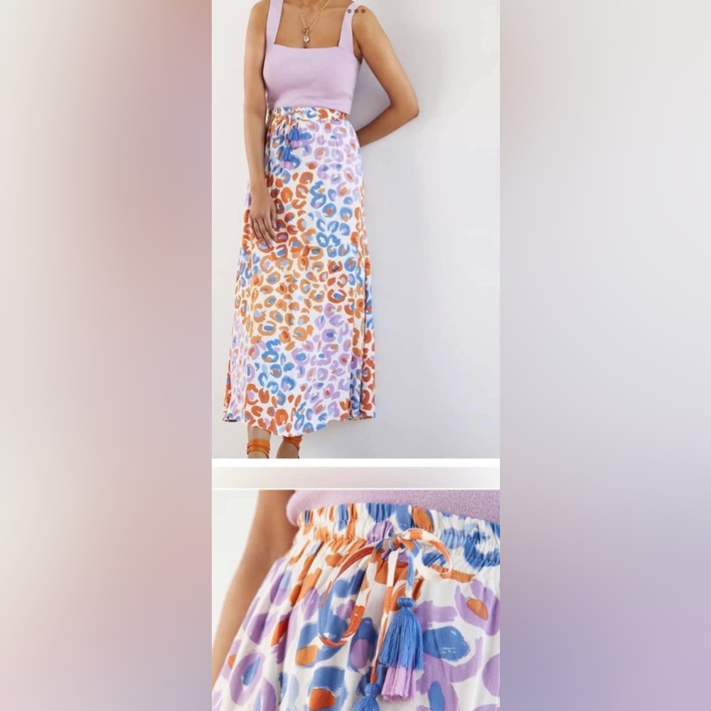 FARM RIO for Anthropologie maxi skirt NWOT size L